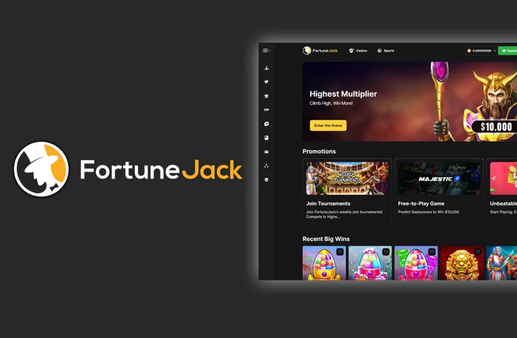FortuneJack crypto casino app