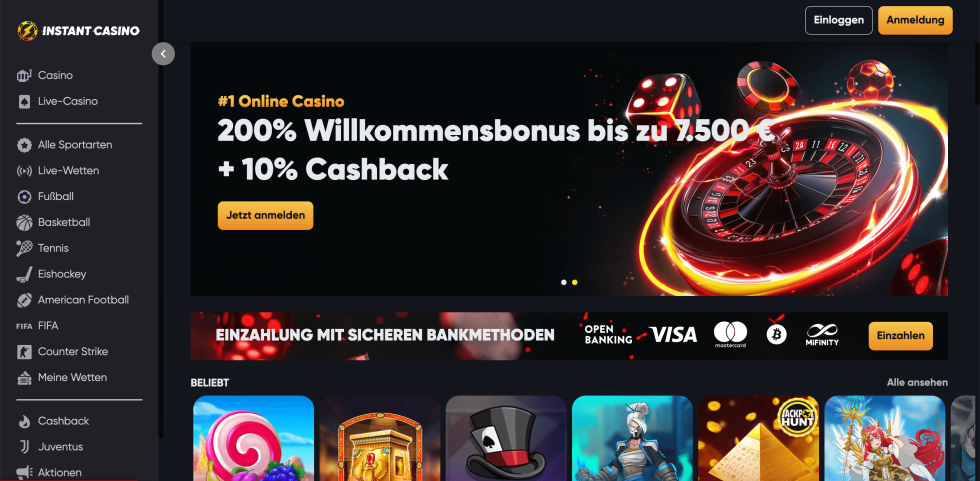Instant crypto casino app