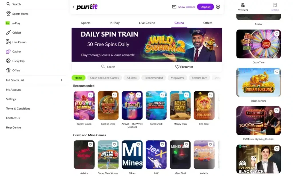 Puntit crypto casino app
