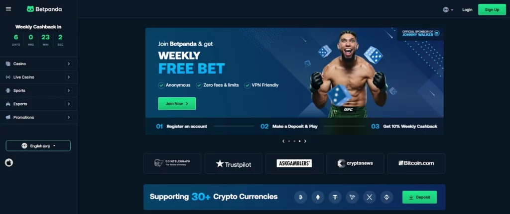 betpanda crypto casino app