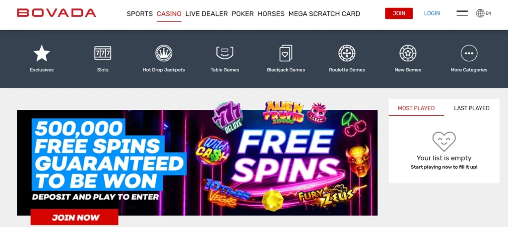bovada crypto casino app