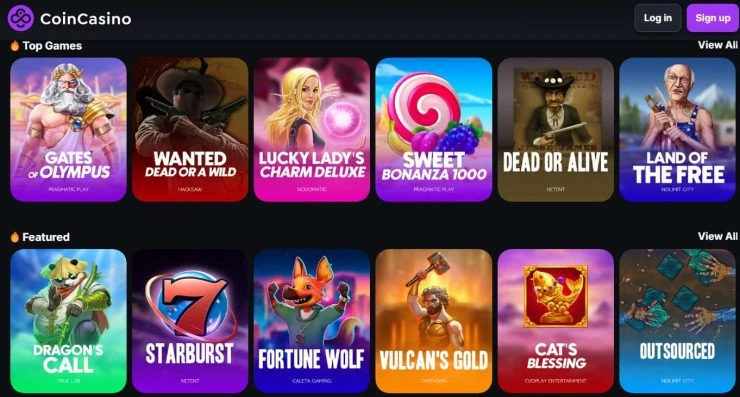 coincasino crypto casino app